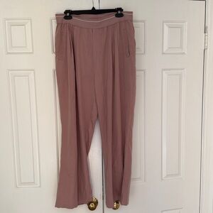 Varley Anthropologie Riggs Loose Fit Pant Size X Large Blush